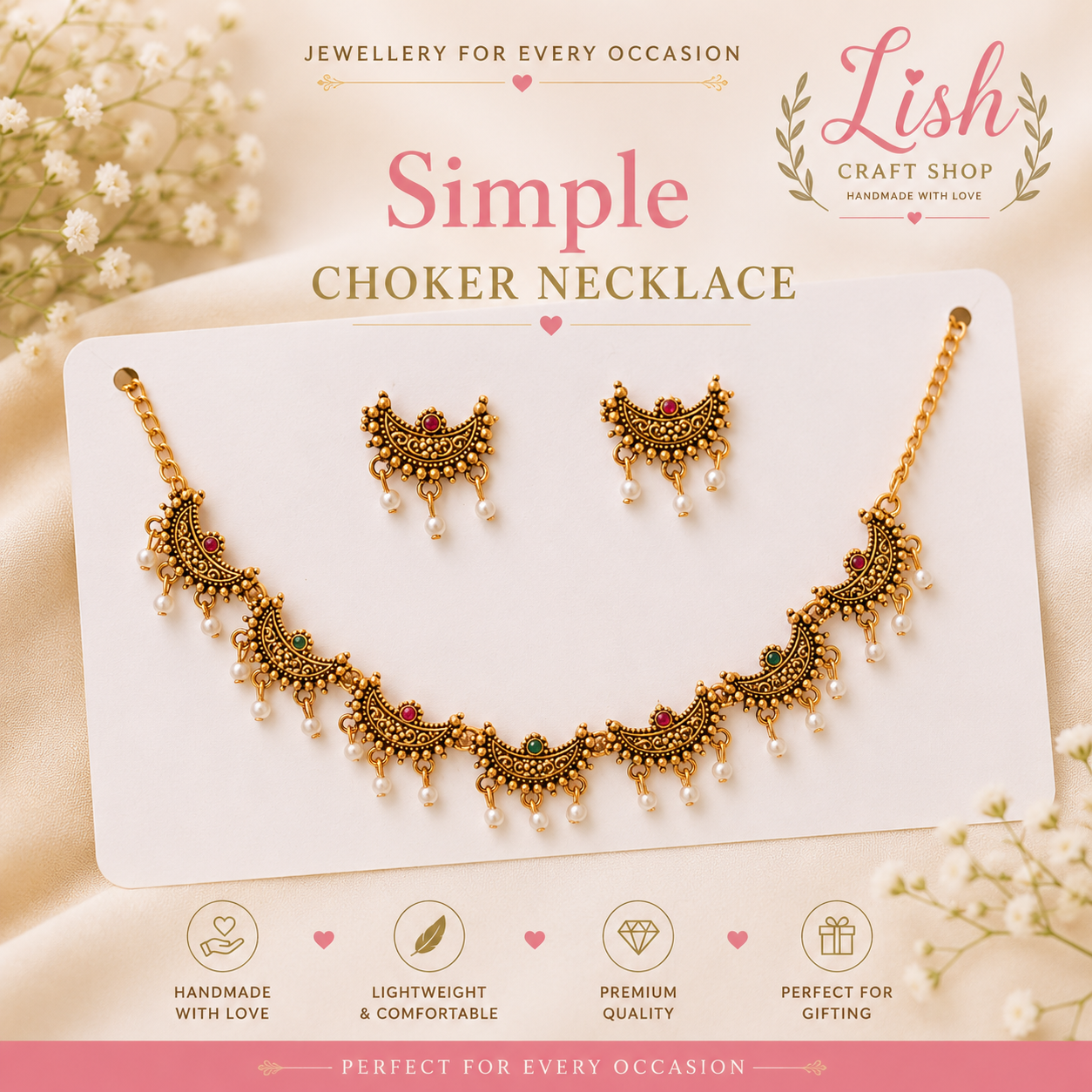 Simple Choker Necklace