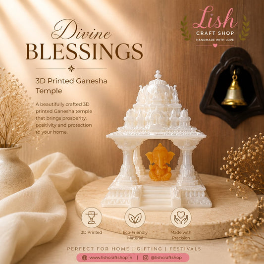 3d Printed Mini Ganesha Temple